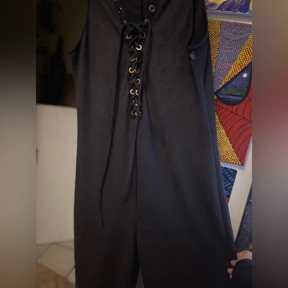 Fashion Nova Navy Blue Jumpsuitpsuit - Picture 4 of 6
